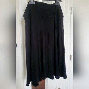Women Simple Black Skirt M